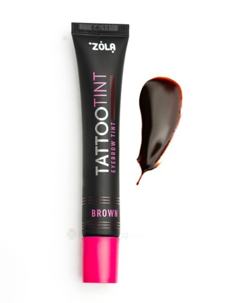 ZOLA Краска для бровей и ресниц TATTOO TINT Brown