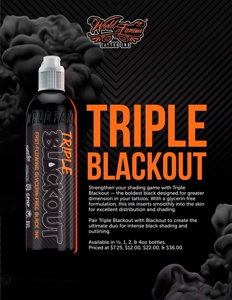240 ml World Famous Triple Blackout