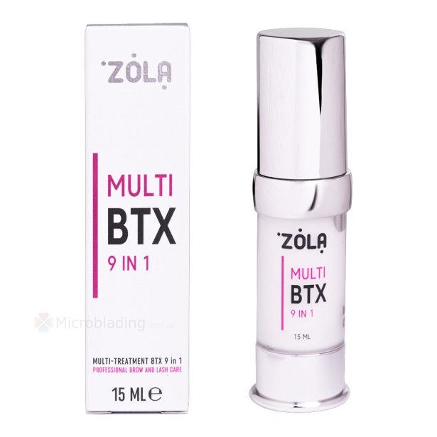ZOLA Многофункциональное премиальное средство для бровей и ресниц MULTI-TREATMENT BTX 9 в 1
