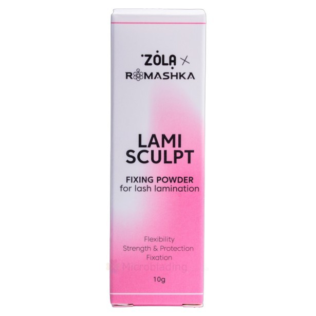 ZOLA x Romashka Фиксирующая пудра для ламинирования ресниц LamiSculpt 10 г