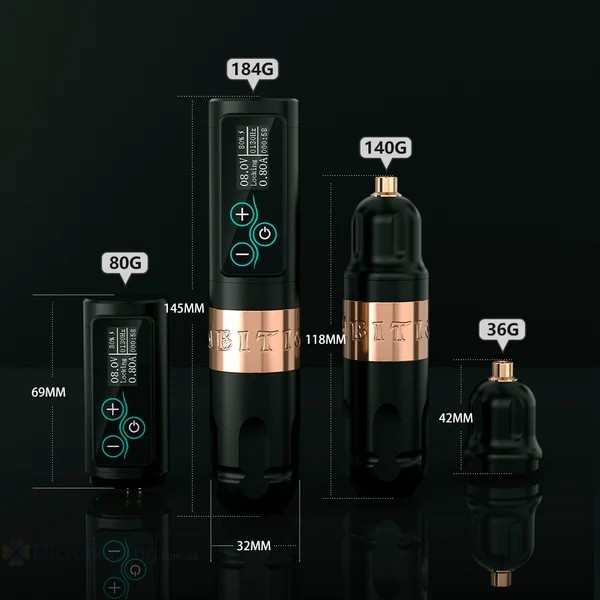 Беспроводная тату машинка Ambition Vibe Tattoo Machine 4.0 mm (silver)