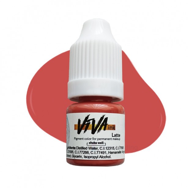 4 ml Пигмент Viva ink Lips № 4 "Latte" [Годен до 01.12.2026]