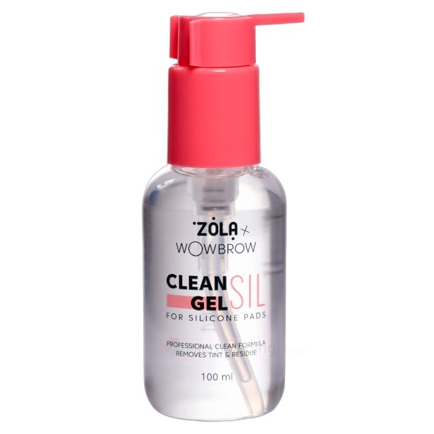 ZOLA x WowBrow Средство для очистки валиков для ламинации ресниц CLEAN SIL GEL 100 мл