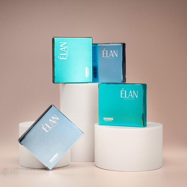 ELAN professional line Краска для бровей ELAN оттенок 02 (Сет)