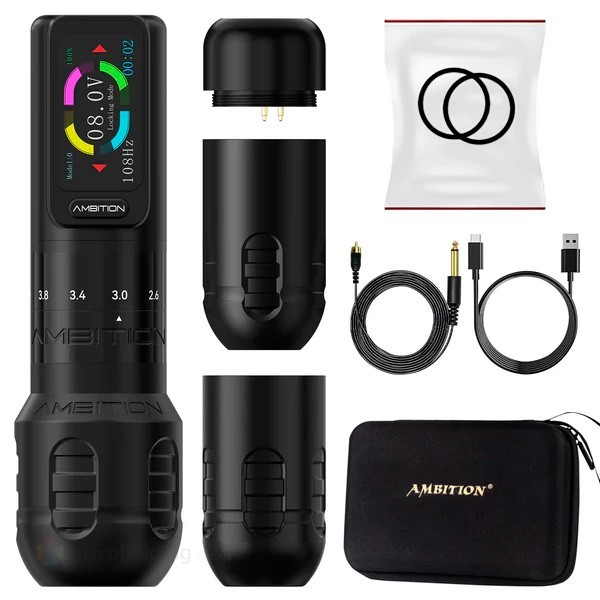 Беспроводная тату машинка Ambition Seher Tattoo Machine (gold)