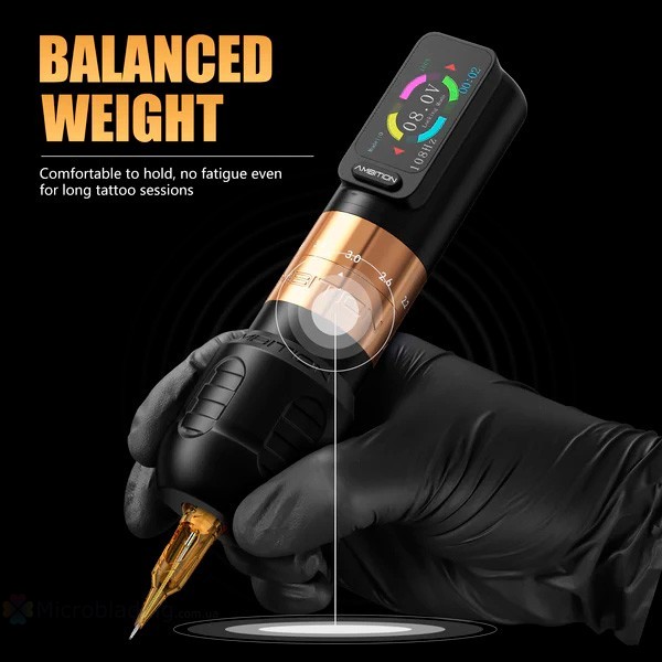 Беспроводная тату машинка Ambition Seher Tattoo Machine (gold)