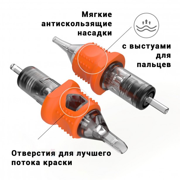 Картридж INKin Round Liner L-Taper 1 RL BugPin (0.35) [Годен до 01.09.2026]