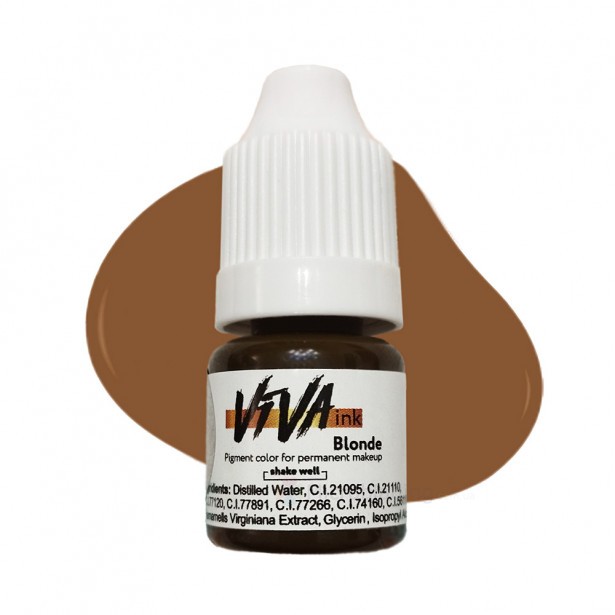 4 ml Пигмент Viva ink Eyebrows № 1 "Blonde" [Годен до 01.12.2026]
