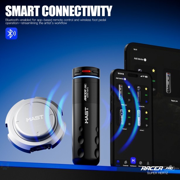 Тату машинка Dragonhawk Mast Racer Pro (Black)