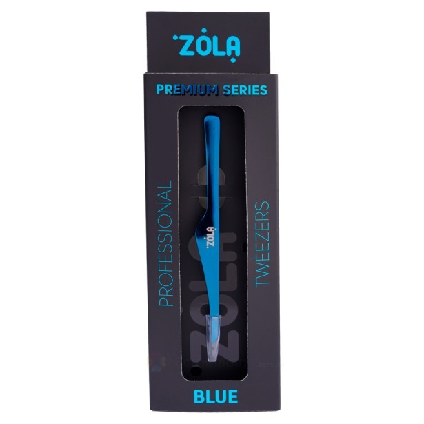 ZOLA Пинцет профессиональный премиум серия BLUE