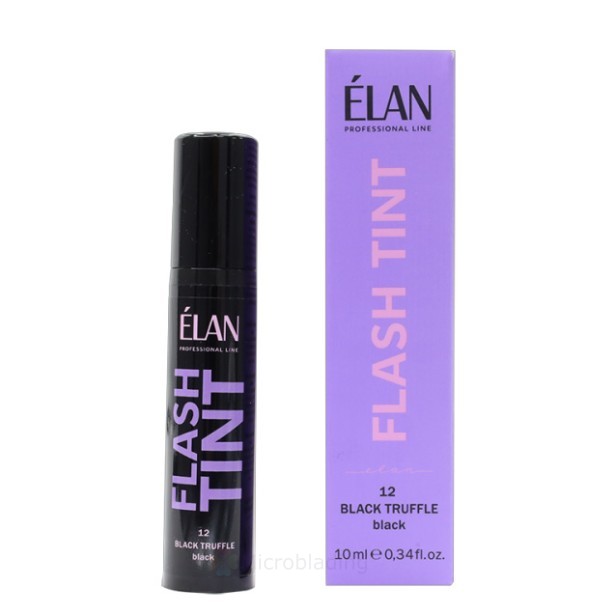 ELAN Оклюзивная система окрашивания бровей и ресниц "FLASH TINT" 12 Black Truffle