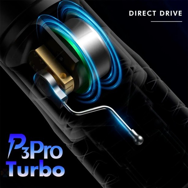 Беспроводная тату машинка EZ P3 PRO TURBO (Black)