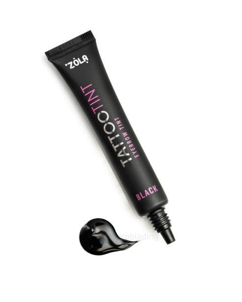 ZOLA Краска для бровей и ресниц TATTOO TINT Black