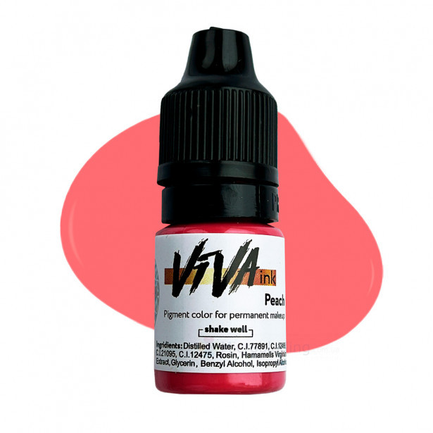 6 ml Пигмент Viva ink Lips № 7 "Peach"