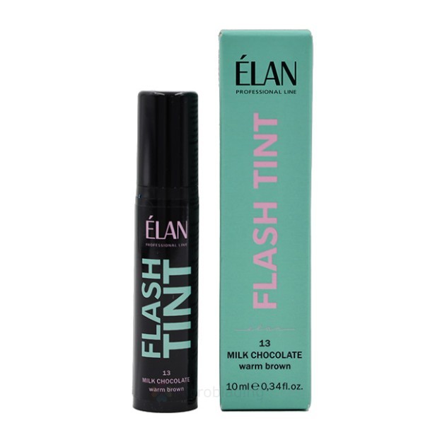 ELAN Оклюзивная система окрашивания бровей и ресниц "FLASH TINT" 13 Milk Chokolate