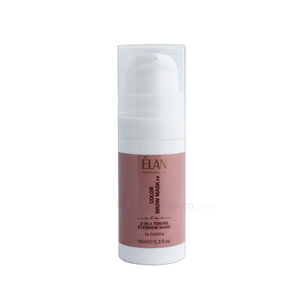 ELAN COLOR BROW MASK 2.0: тонирующая маска для бровей 2-в-1, 12 COCOA neutral brown