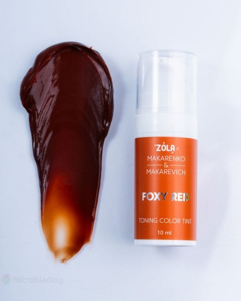 ZOLA x Makarenko x Makarevich Тонирующая цветочная краска Toning Color Tint Foxy Red 10 мл
