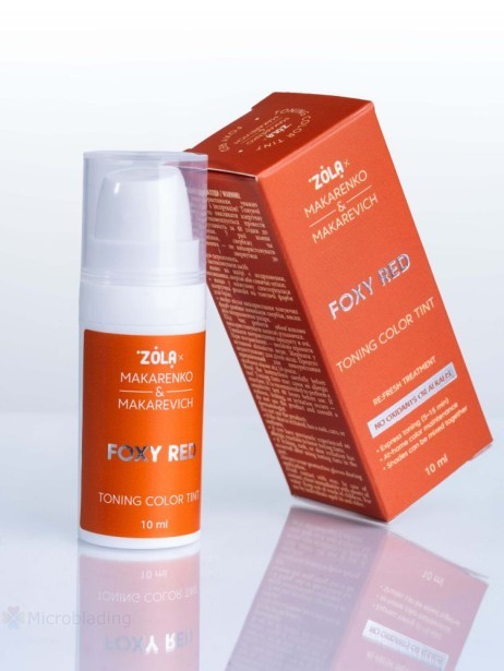 ZOLA x Makarenko x Makarevich Тонирующая цветочная краска Toning Color Tint Foxy Red 10 мл