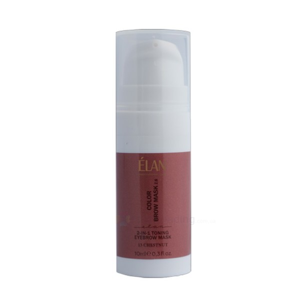 ELAN COLOR BROW MASK 2.0: тонирующая маска для бровей 2-в-1, 13 CHESTNUT cold brown