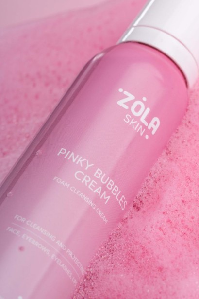 ZOLA SKIN Крем-пенка для умывания Pinky Bubbles Cream