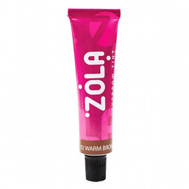 15 ml Краска для бровей с коллагеном 02 Warm brown ZOLA