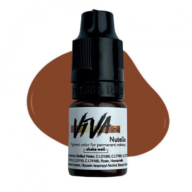 6 ml Пигмент Viva ink Eyebrows № 2 "Nutella" [Годен до 01.12.2026]