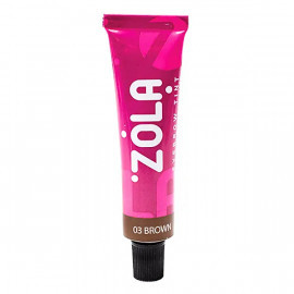 15 ml Краска для бровей с коллагеном 03 Brown ZOLA