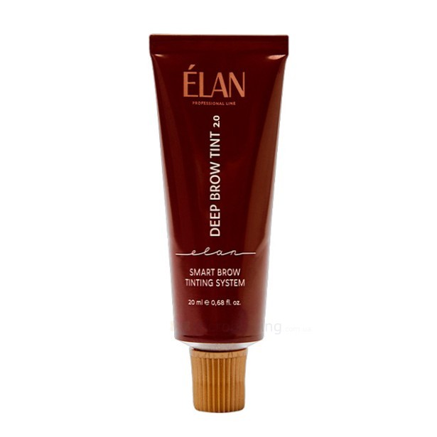 ELAN professional line Фарба для бровей с долгосрочным эффектом DEEP BROW TINT 2.0 04 ICY холодный коричневый, 20 мл.