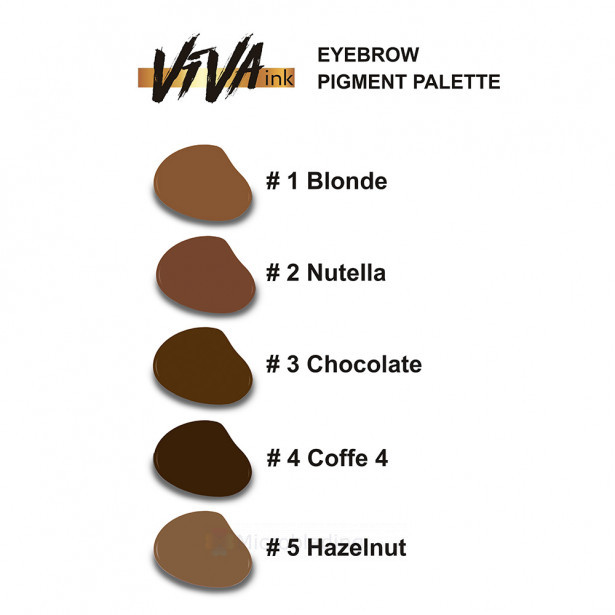 4 ml Пигмент Viva ink Eyebrows № 5 "Hazelnut"