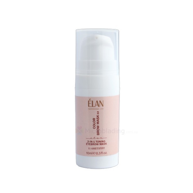 ELAN COLOR BROW MASK 2.0: тонирующая маска для бровей 2-в-1, 11 AMETHYST violet