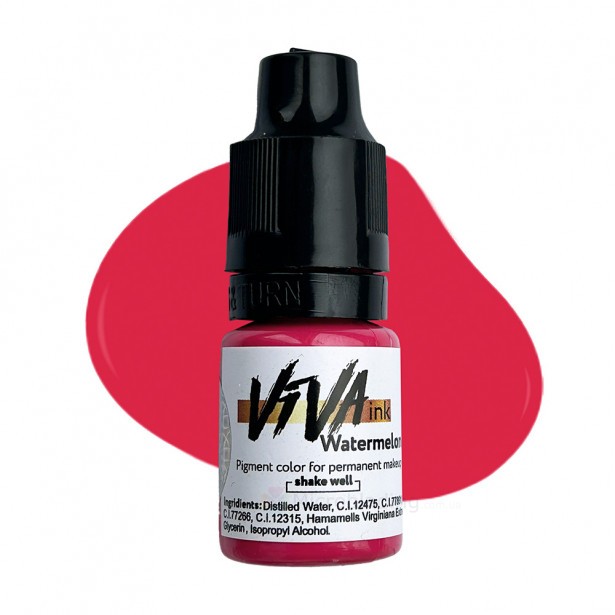 6 ml Пигмент Viva ink Lips № 12 "Watermelon" [Годен до 01.12.2026]