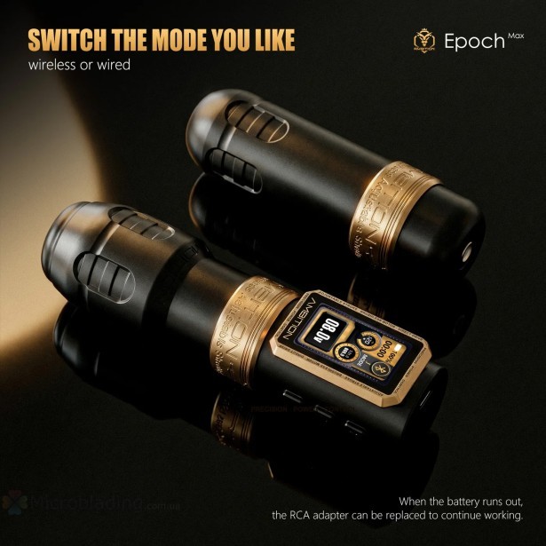 Беспроводная тату машинка Ambition Epoch Max (black)
