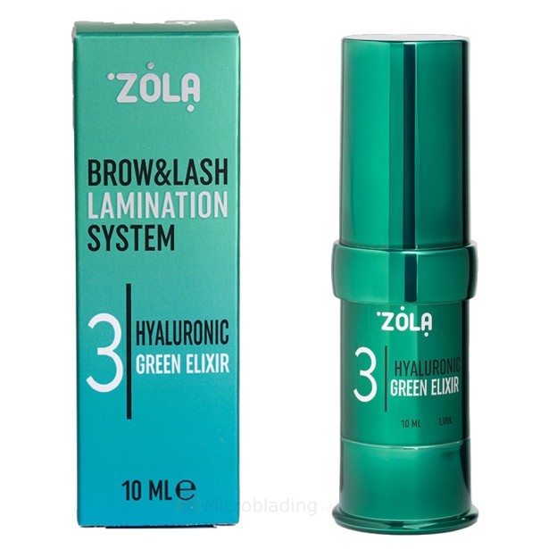 ZOLA Color Lab Состав для ламинирования 03 Hyaluronic Green Elixir