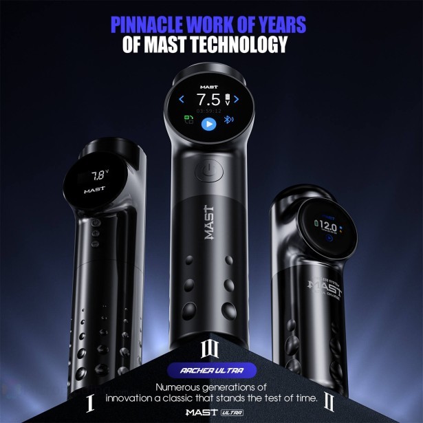 Беспроводная тату машинка Dragonhawk MAST Archer Ultra (Black)