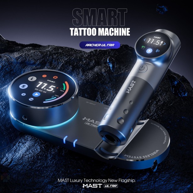Беспроводная тату машинка Dragonhawk MAST Archer Ultra (Black)