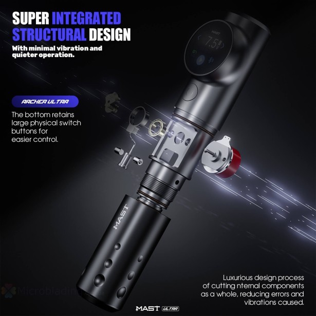 Беспроводная тату машинка Dragonhawk MAST Archer Ultra (Black)
