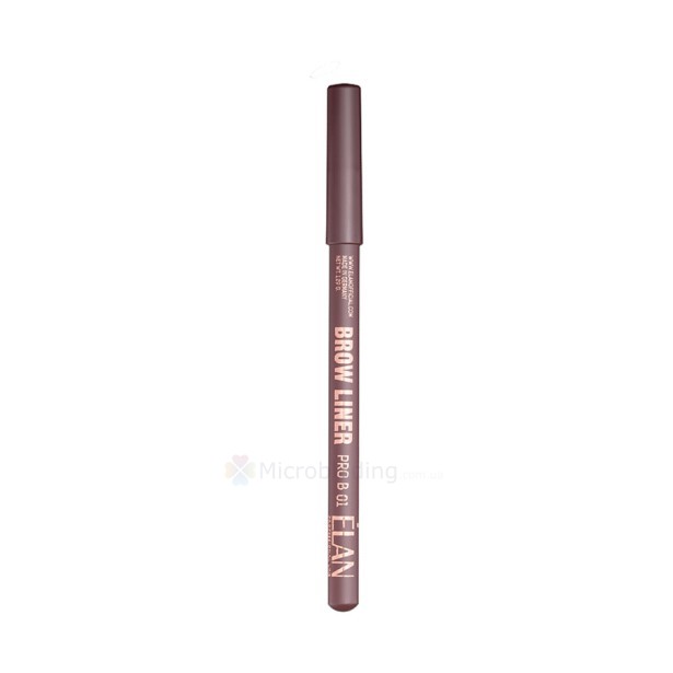 ELAN BROW LINER Пудровый оливковый для бровей В01, средне-коричневый
