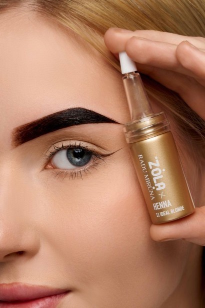 10 г Хна профессиональная для бровей (11 IDEAL BLONDE) ZOLA x RADU MIRUNA