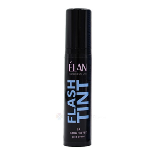 ELAN Оклюзивная система окрашивания бровей и ресниц "FLASH TINT" 14 Dark Coffee