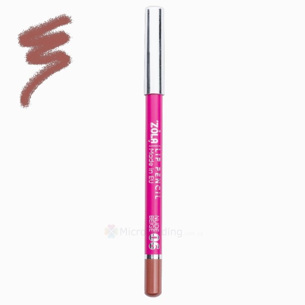ZOLA Карандаш для губ Lip Pencil 06 Nude Beige
