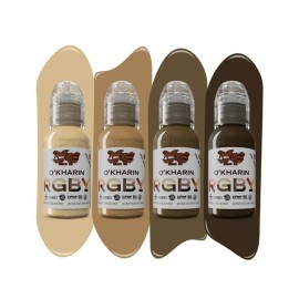 SET - 30 ml World Famous Skin Tone Green [Sasha O’Kharin RGBY]