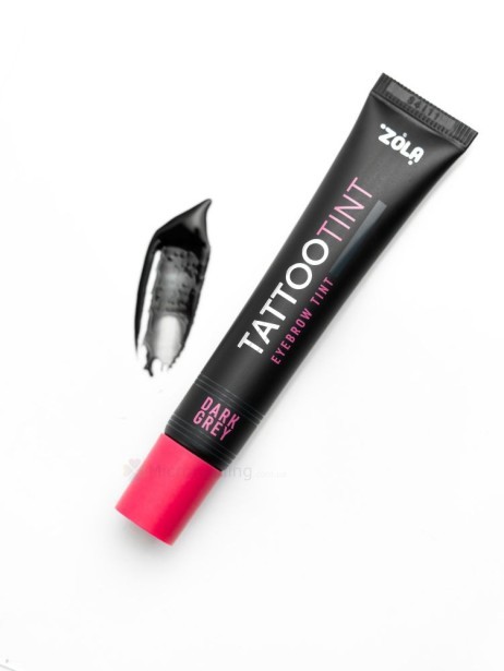 ZOLA Краска для бровей и ресниц TATTOO TINT Dark Grey