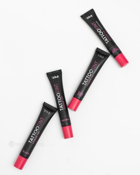 ZOLA Краска для бровей и ресниц TATTOO TINT Dark Grey