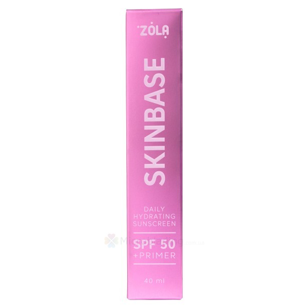 ZOLA SPF 50 SKINBASE Ежедневный увлажняющий солнцезащитный крем 40 мл