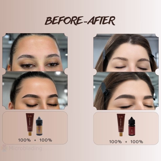 ELAN professional line Фарба для бровей с долгосрочным эффектом DEEP BROW TINT 2.0 09 COFFEE Deep Brown, 20 мл.