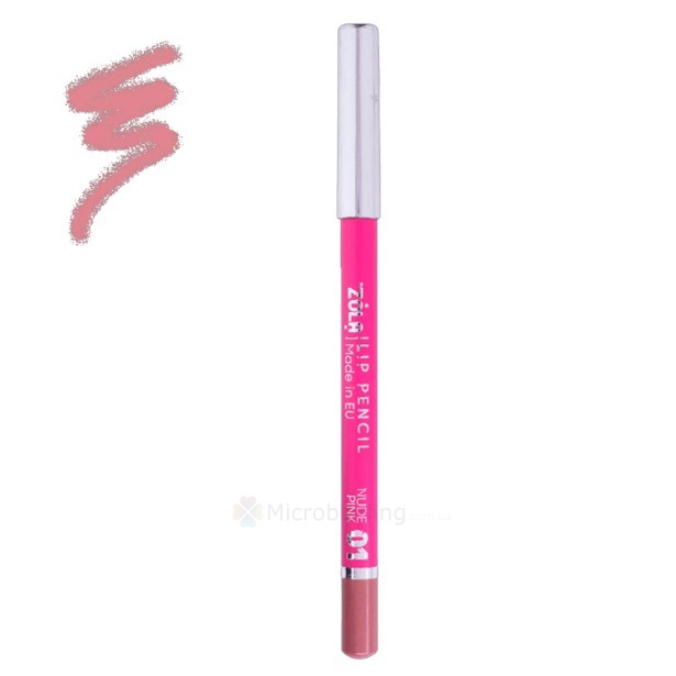 ZOLA Карандаш для губ Lip Pencil 01 Nude Pink