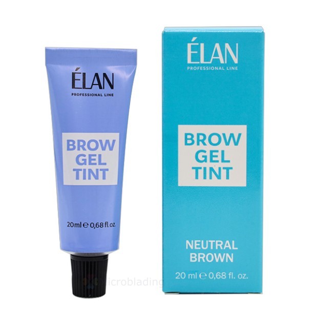 ELAN Гель краска для бровей Neutral Brown, 20 мл