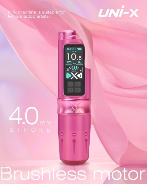 Беспроводная тату-машинка AVA Tattoo UNI-X (Pink)