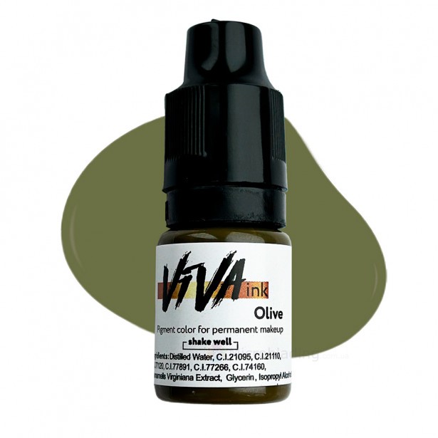 6 ml Пигмент Viva ink Corrector № 2 "Olive" [Годен до 01.12.2026]