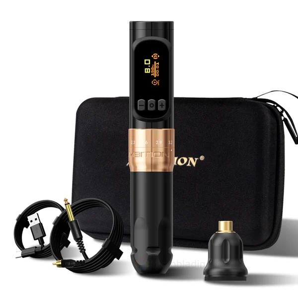 Беспроводная тату машинка Ambition Sally 270 PMU Tattoo Machine (gold)